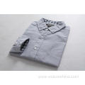 Cotton Fabric Men Casual Shirt with Light Stripes